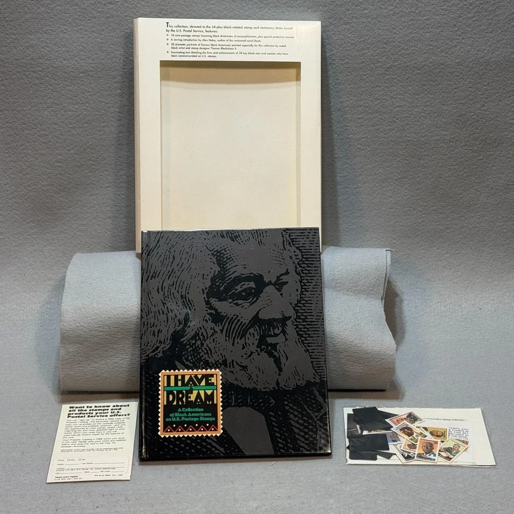 Vintage 1991 USPS I Have a Dream Stamp Collection Unused Black Heritage Stamps